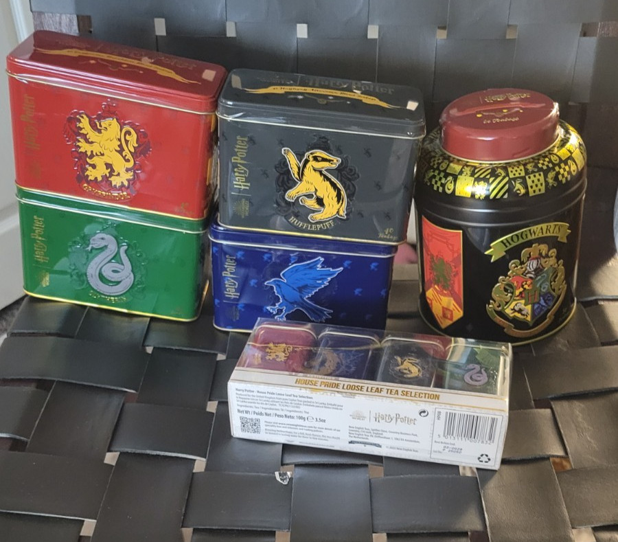 Regalo temático de Hogwarts - Regalo de lata de té de Harry Potter para fanáticos, maestros, cumpleaños