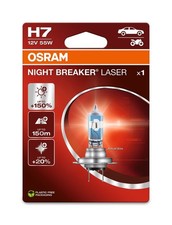Glühlampe Hauptscheinwerfer NIGHT BREAKER® LASER ams-OSRAM 64210NL-1BL 12V 55W