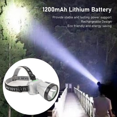 LED Headlamp High Bright Rechargeable Lightweight LED Headlight For Outdoor SET