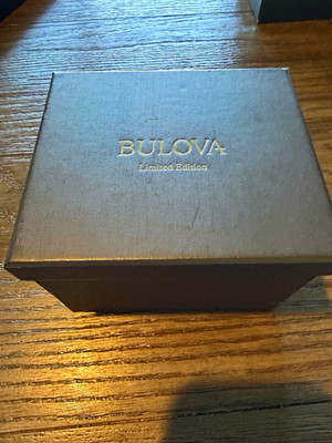 Bulova Precisionist X Limited Ed Chronograph Quartz 49mm Black/Gold, Box
