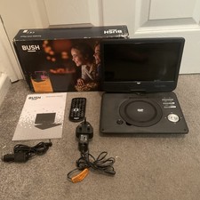 Bush T-1001B 10" Portable DVD Player with Swivel Screen & accessories 