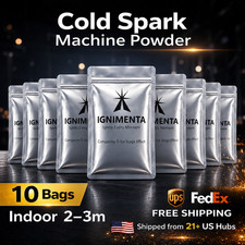 10 Bags Indoor 2-3M Cold Spark Machine Ti Pow...
