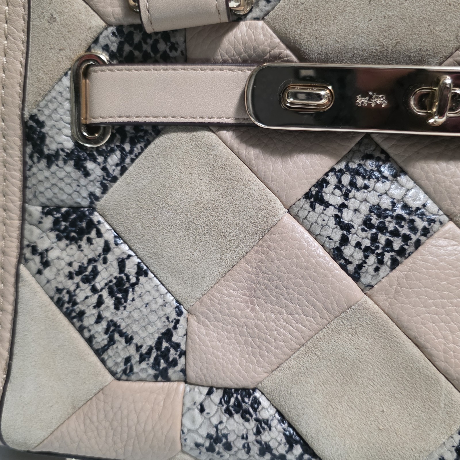 Coach Swagger 27 In Patchwork Exotic Embossed pat… - image 13