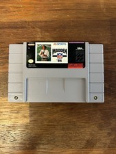 Madden NFL 94 (Super Nintendo Entertainment System) SNES Tested Works Retro Good