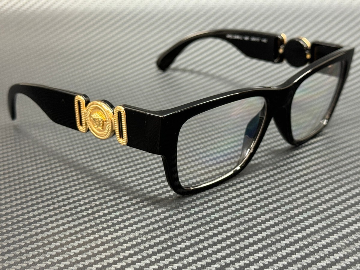 VERSACE VE3368U GB1 Black Men's 53 mm Eyeglasses | eBay