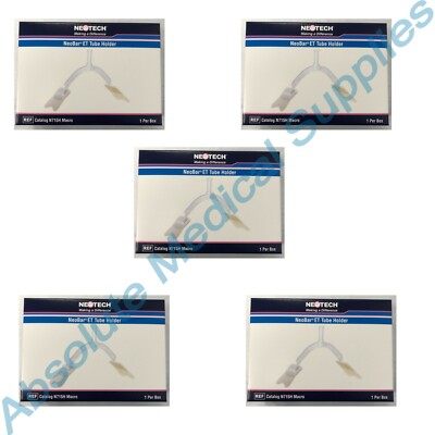 Neotech Neobar *5-Packs* Neotech NeoBar Endotracheal Tube Holder Size-Macro Clear ...