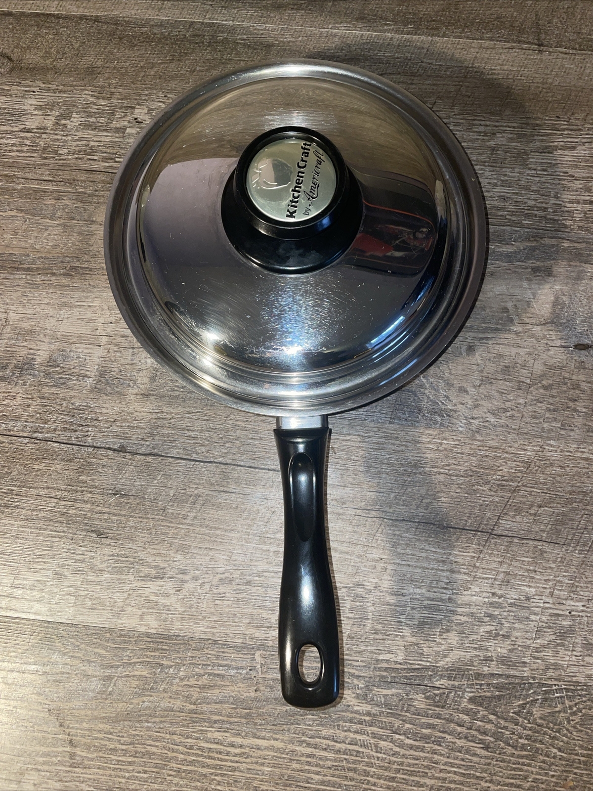 Kitchen Craft 9” Small Stainless Skillet West Bend Americraft USA eBay