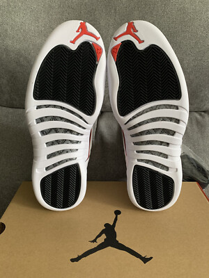 Jordan CT8013-106 9.5 US ホワイト/レッド Size 12 - Air Jordan 12 Retro Twist White Leather Red