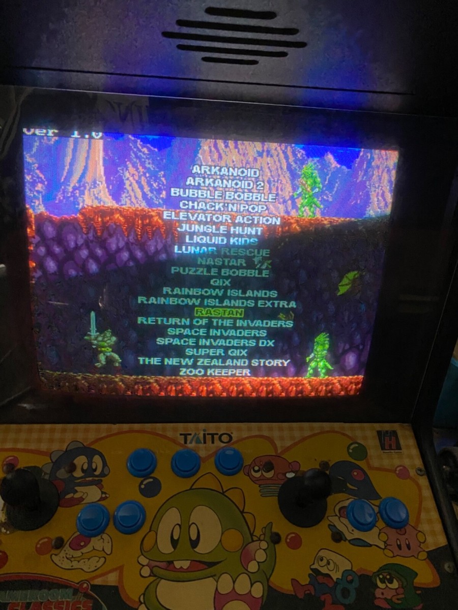 Taito multicade arcade coin op classics taito bubble bobble