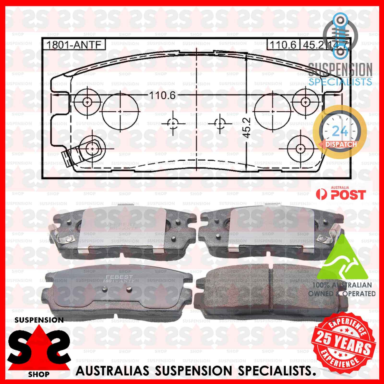 Front Axle Brake Pad Set, Disc Brake Suit HOLDEN Captiva 7 Gen. I (Cg