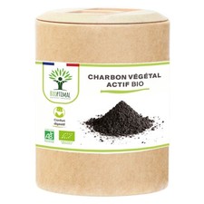 Charbon végétal actif Bio - Complément alimentaire - Vegan - 200 gélules