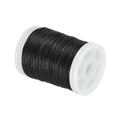Archery Bow String Serving Thread, 0.3'' Dia Bowstring Thread, Black