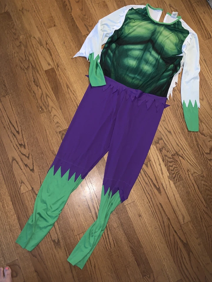 INCREDIBLE Hulk Halloween Costume Suit DRESS UP Fun Super Hero Boys Size 18 - Image 2 of 4