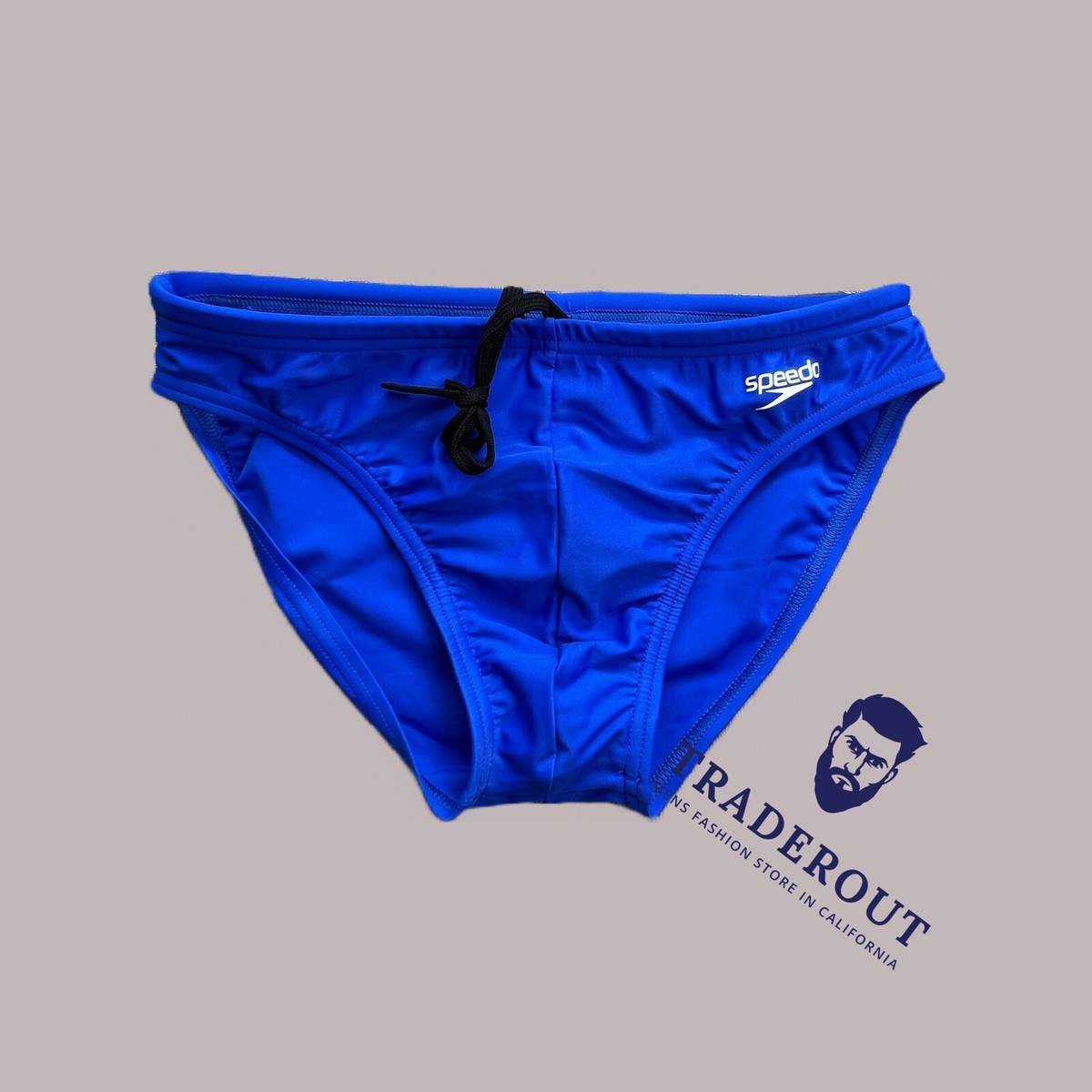Speedo Men Turkish Sea Blue solar swim brief bikini Swimwear size