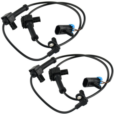 Pair Rear ABS Wheel Speed Sensors for 2007-2013 Silverado 1500 Sierra 1500