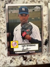 2022 TOPPS CHROME PLATINUM BASE CARD NEW YORK YANKEES LUIS SEVERINO #350