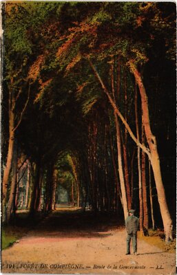 Old postcard Foret de Compiegne Route de la Gouvernante (1187092)