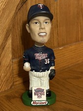 Joe Nathan Bobblehead Minnesota Twins Baseball SGA Green Base Vintage 
