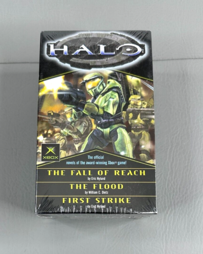 Halo, Books 1-3 (The Flood; First Strike; The Fall of Reach) 2004 New Sealed - Picture 1 of 7