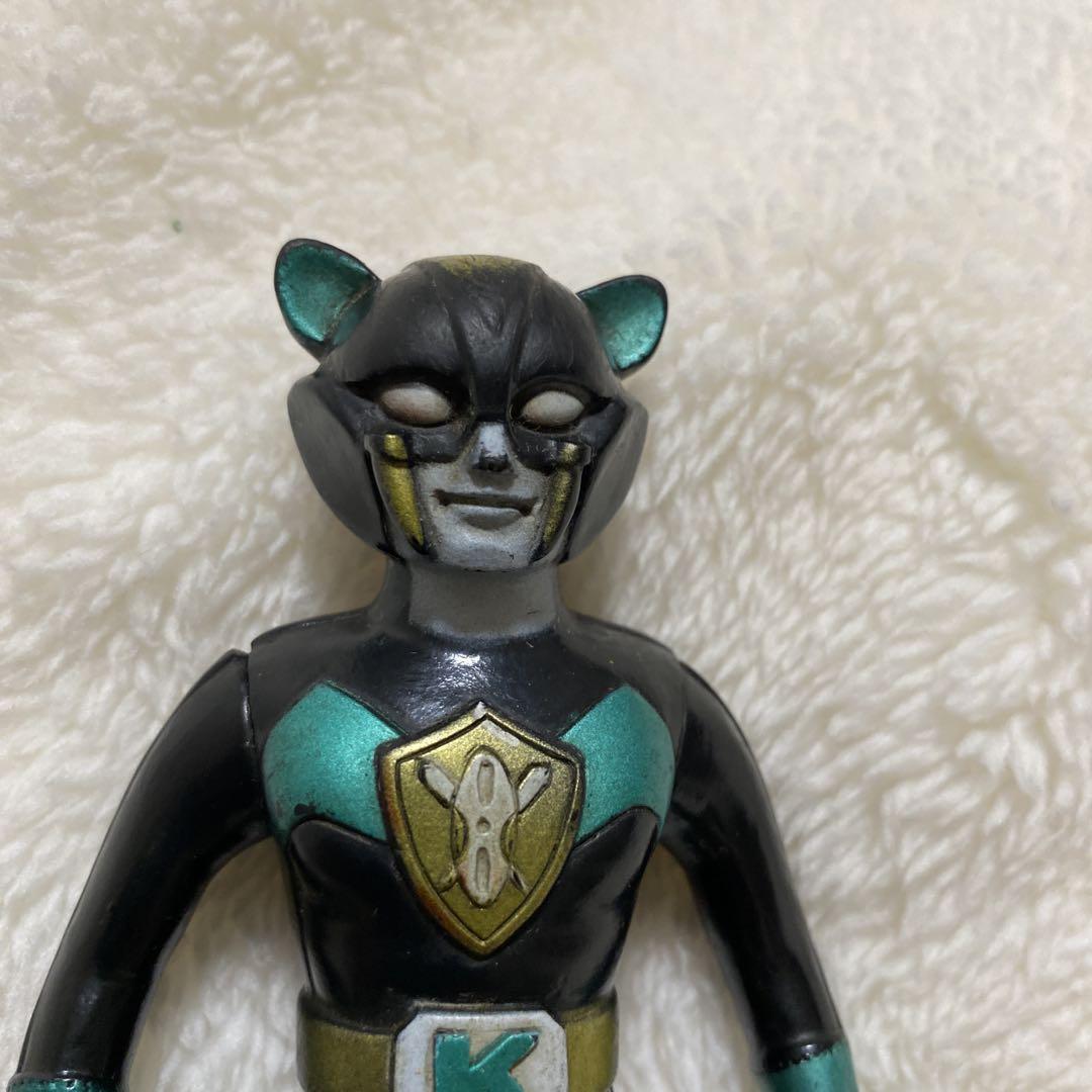 Power Rangers Battle Fever J Soft Vinyl Figure Kenya POPY Japan