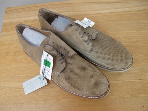 MENS SHOES SUEDE LEATHER BEIGE COLOUR 