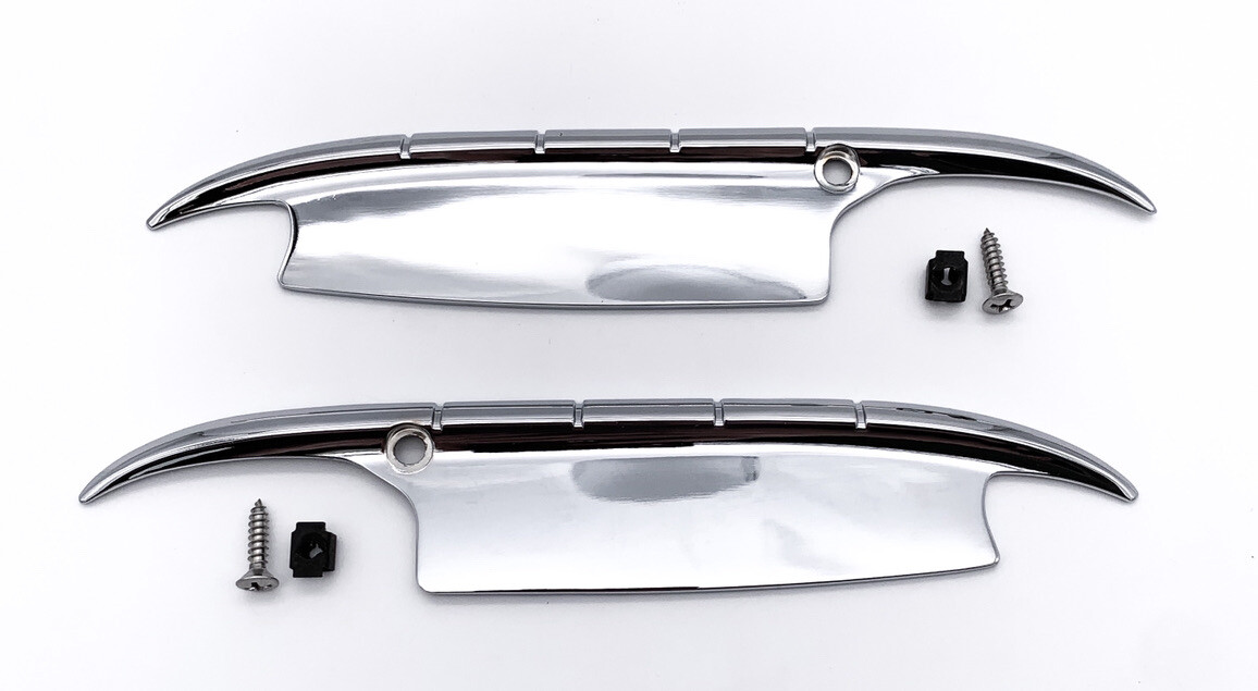 Pair Door Handle Scratch Scuff Guards For 1955-1956 Chevrolet Belair, 150, & 210