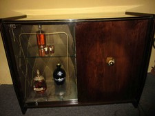 Schrank Bar 50er Jahre + Telefunken Plattenspieler Plattenschrank