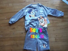 BLUEY BOY'S  Gray SHORT SET 4-5 