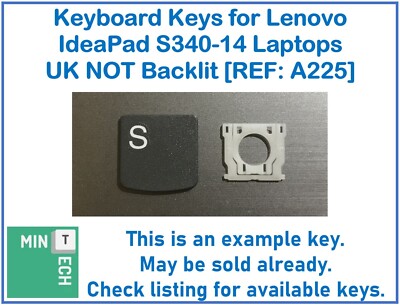 Tastatur Ersatz Tasten für Lenovo IdeaPad S340-14 Laptops UK NICHT Hintergrundbeleuchtung
