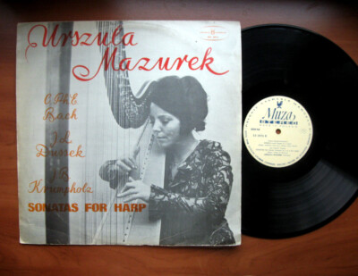 URSZULA MAZUREK - Sonatas for Harp LP C.P.E.Bach J.L.Dussek J.B.Krumpholtz MUZA