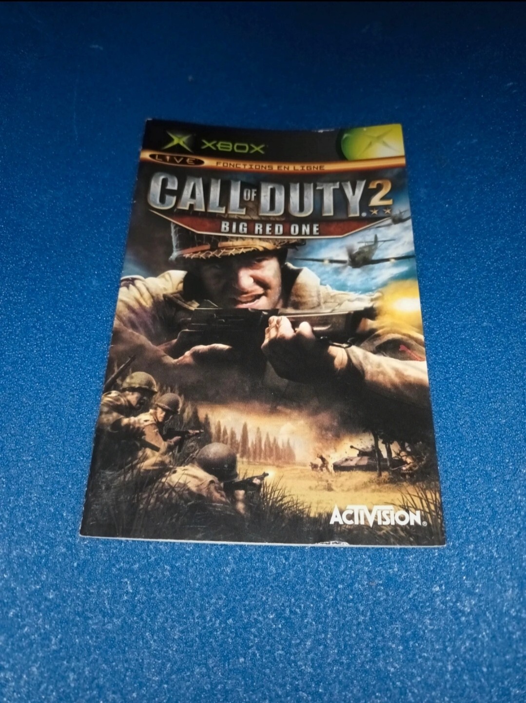 Notice manuel d'utilisation xbox call of duty 2 big red one