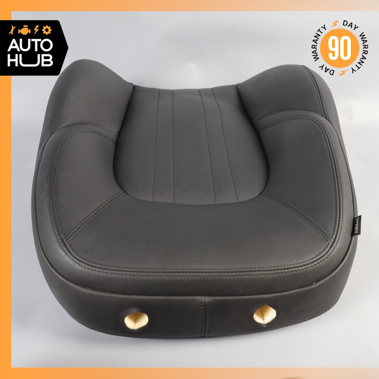 17-22 Maserati Ghibli M157 Front Right Top Upper Seat Cushion Black OEM 41k