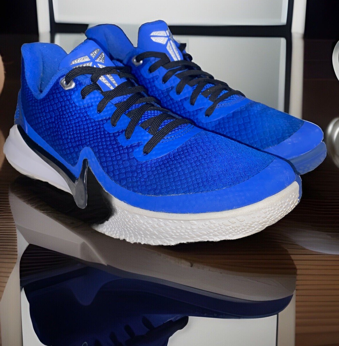 Nike Kobe Mamba Size Men's 6.5 Focus TB Blue White Nike Kobe Mamba Size Men's 6.5 Focus TB Blue White