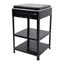 Natural Gas Powered Stove Outdoor Camping Cooking Stove Manual Ignition 4 Burner