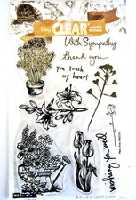 Flowers Clear Stamp Set by Hero Arts From the Vault CM359 NEW