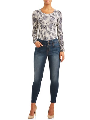 Sofia Jeans Rosa Curvy Seamed V Yoke High Waist Ankle Jeans, Canobie, Size 18