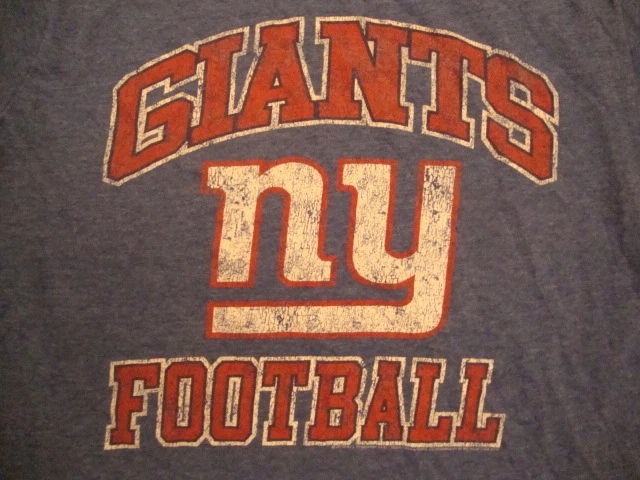 Giants distressed jersey