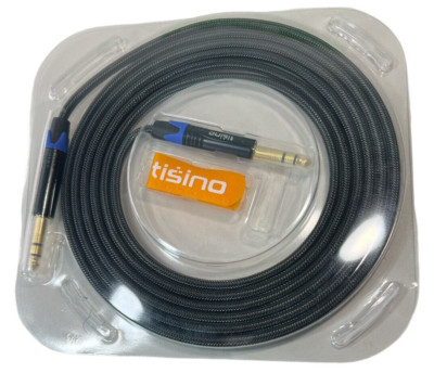 Tisino  1/4 inch TRS Jack Lead Balanced/ High-Quality Digital Cable 6 Feet