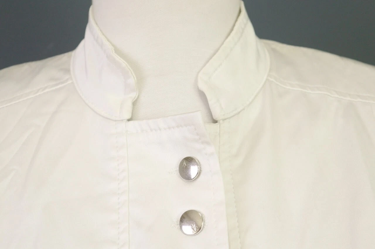 Blazer leggero VERSACE JEANS COUTURE bianco multitasca a scatto taglia M