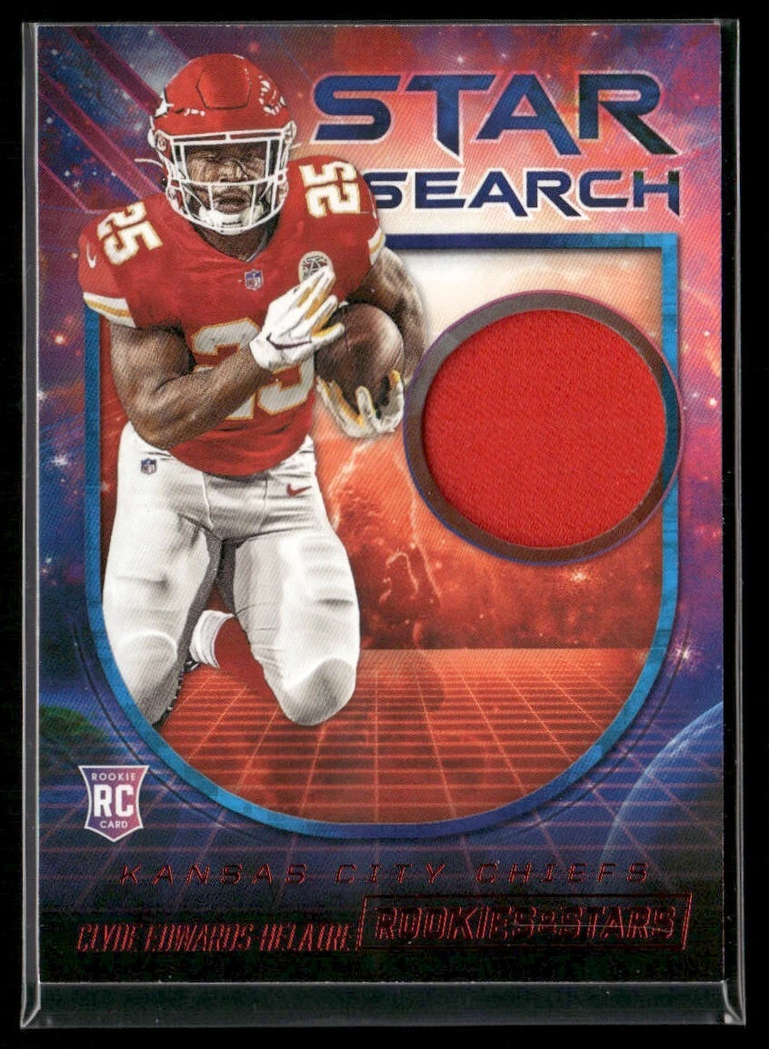 Clyde Edwards-Helaire Panini Rookies & Stars Star Search Relics #SSCE Base