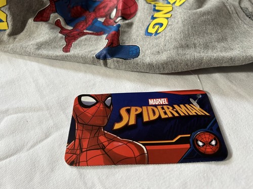 Spiderman Boys’ Birthday T-Shirt for Toddler and Little Kids - Marvel Gray 2T - Picture 5 of 5