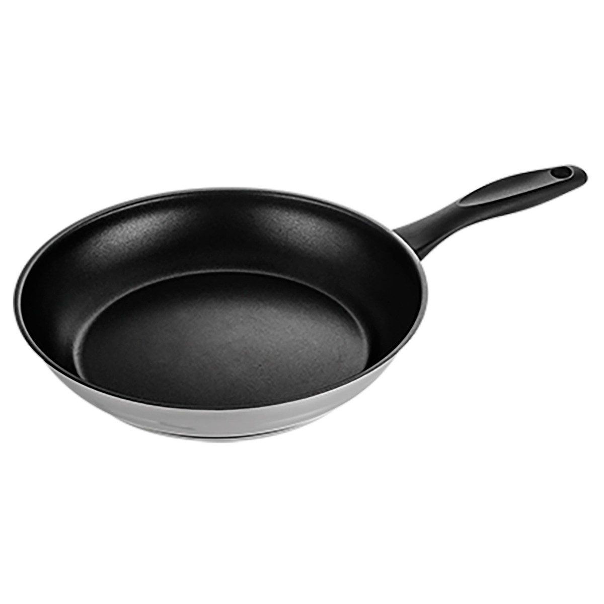 Set Padelle In Acciaio Inox E Ceramica - 3 Pezzi 20/24/28 Cm, Senza PFOA E PTFE, Per Induzione E Forno - Foto 4