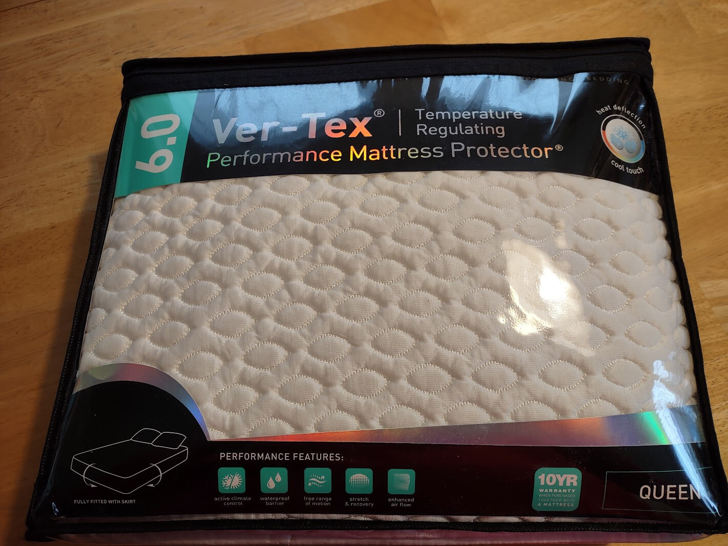 Bedgear VerTex 6.0 Queen Temperature Regulating Mattress Protector NWOT eBay