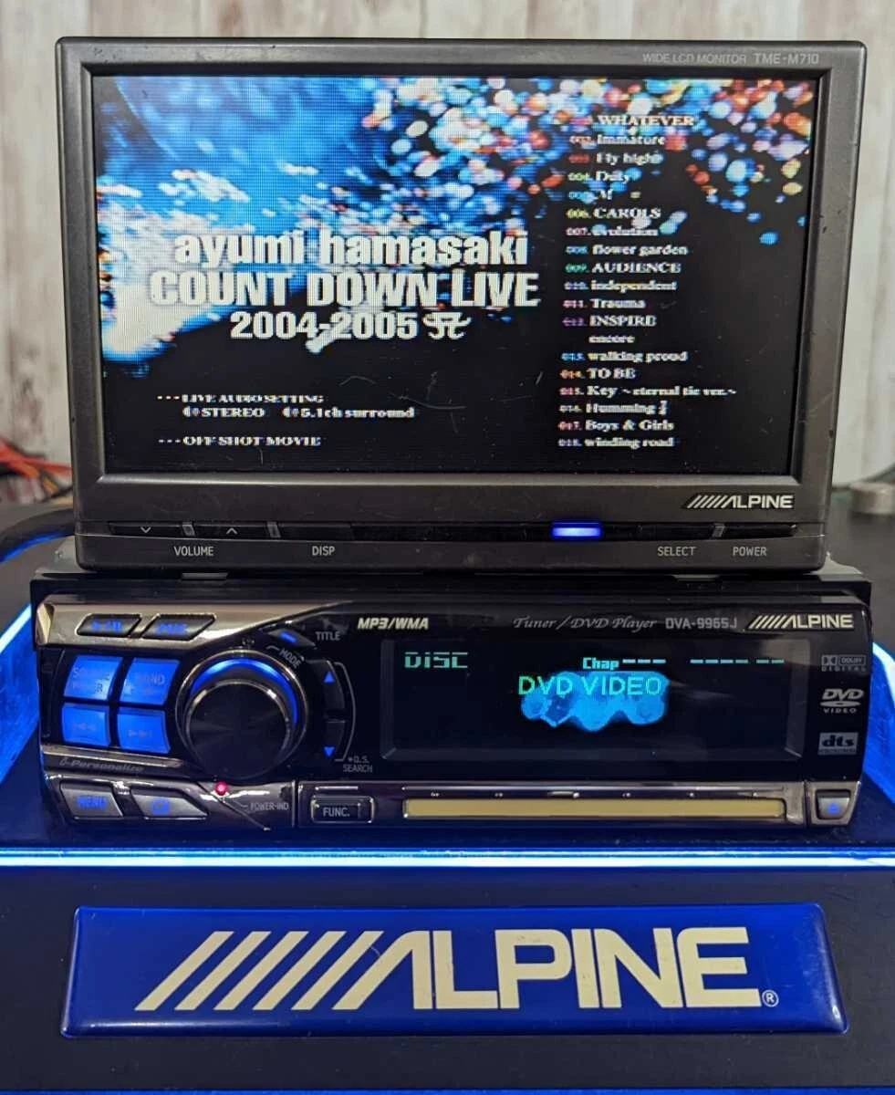 Alpine ALPINE DVA-9965J DVD Head Unit Automotive Accessories car