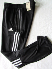 Adidas Tiro 21 Women's size XS Black 3-S Zip Ankle Training Track Pants NEW
