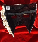  GOLDEN PEARL elaborate handmade rhinestone crystal CHARLES MONIZ mask masque — photo 8