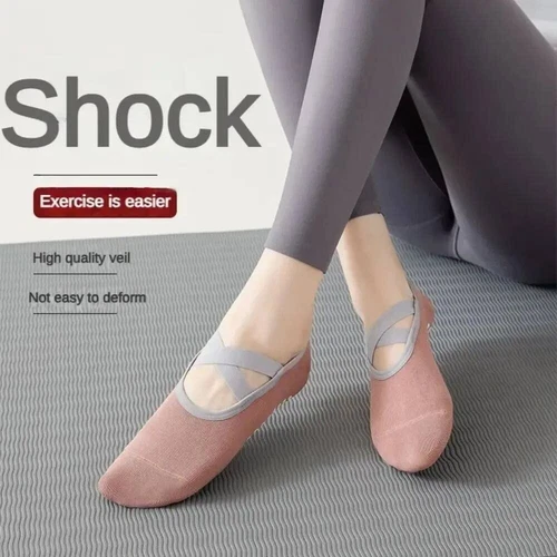 Mujeres Calcetines de Yoga Antideslizantes*Agarre Pilates Barra Ballet Danza Gimnasio Deporte Fitness* - Imagen 2 de 19