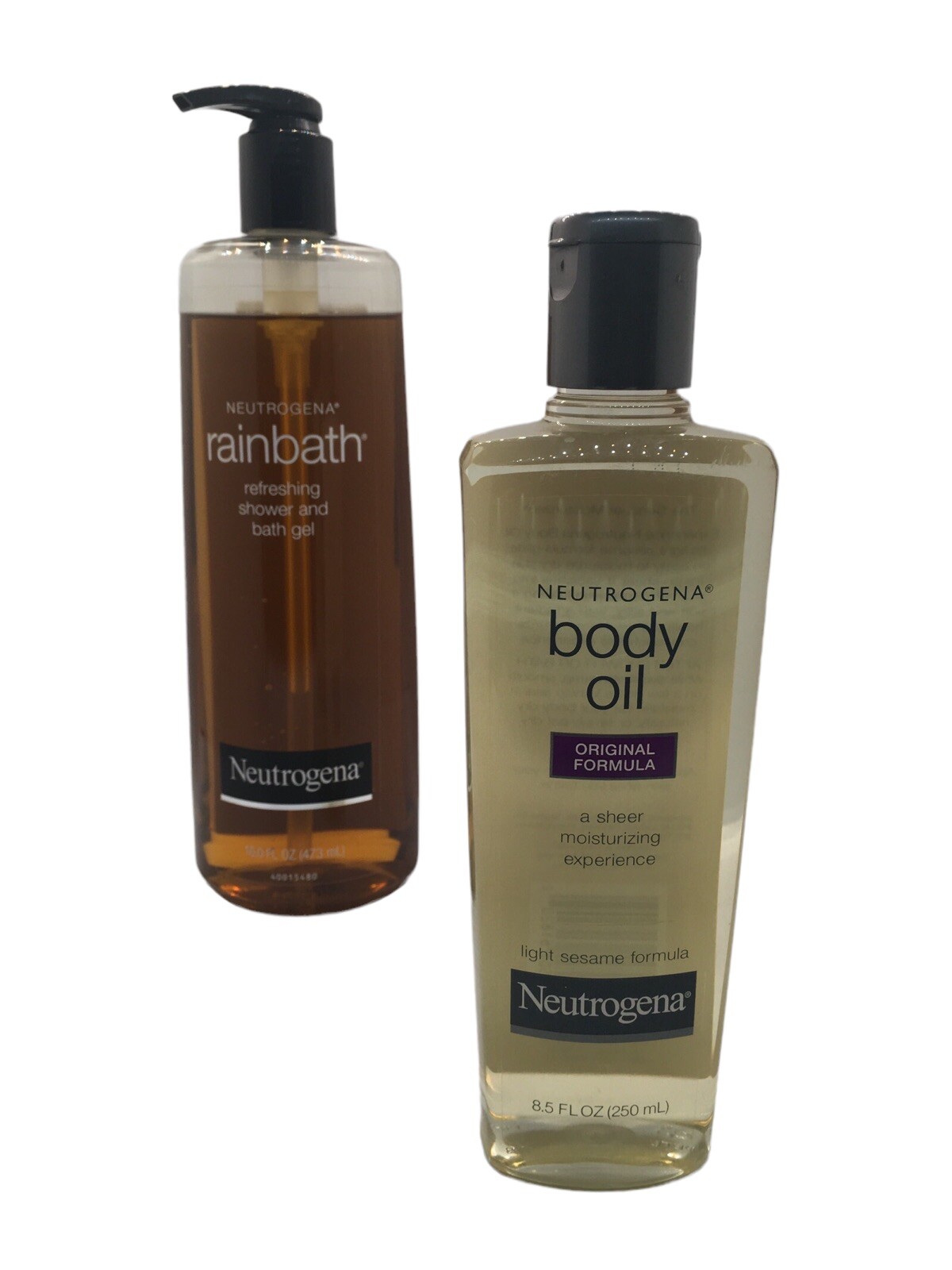 Neutrogena®Rainbath® Shower & Bath Gel 16 fl oz + Neutrogena® Body Oil