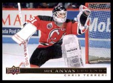 2020-21 SP SIGNATURE EDT. LEGENDS UD CANVAS CHRIS TERRERI NEW JERSEY DEVILS