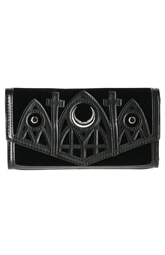 Restyle Gothic Clutch Bag - Cathedral - Witchy Shoulder Bag Purse